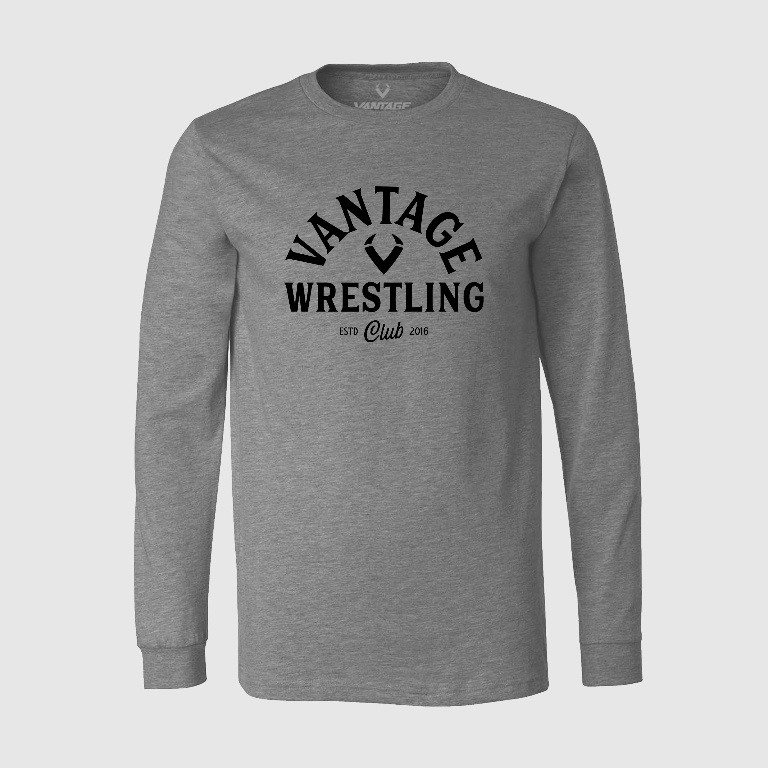 Vantage Wrestling Club Long Sleeve Deep Heather