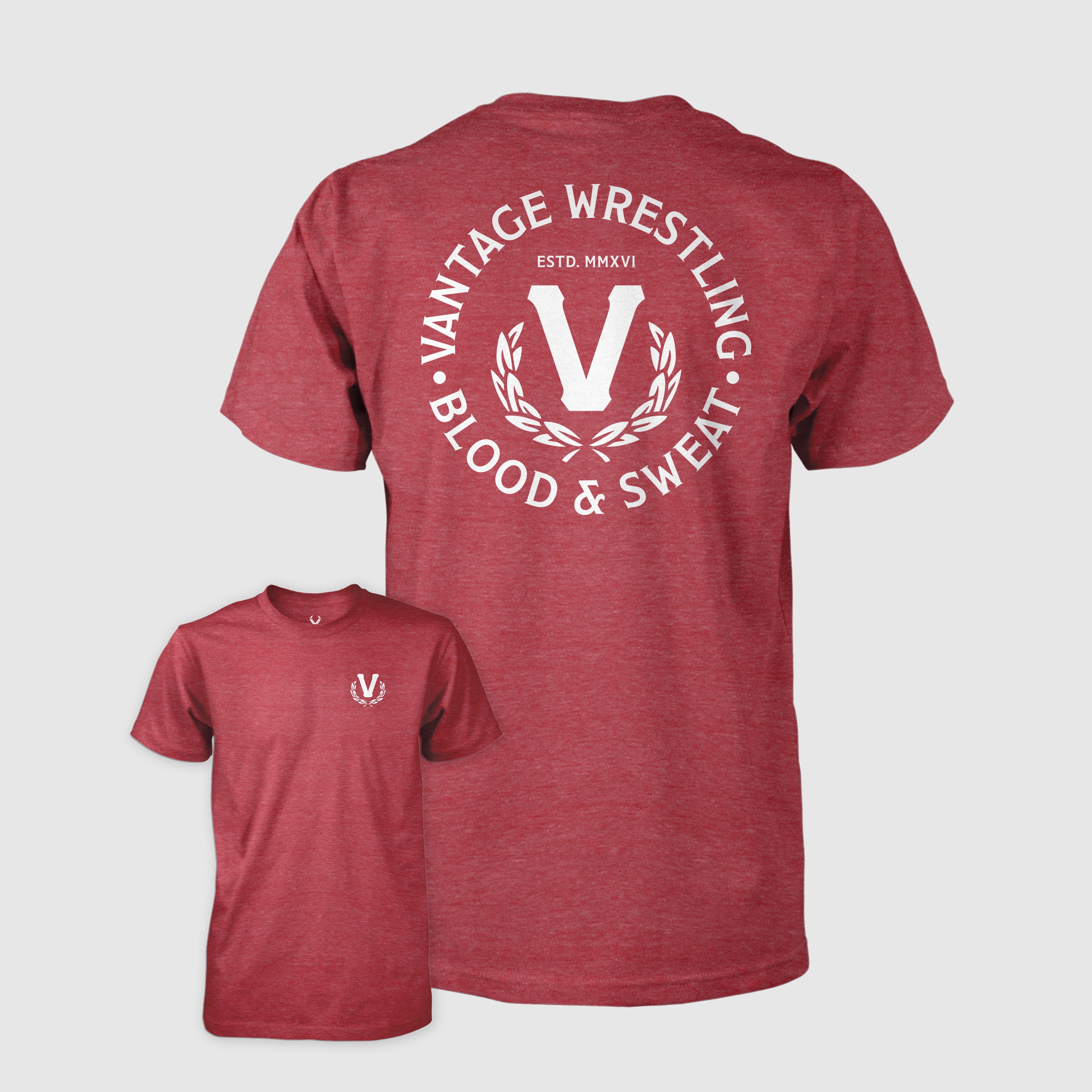 Youth Blood & Sweat Tee (Red)