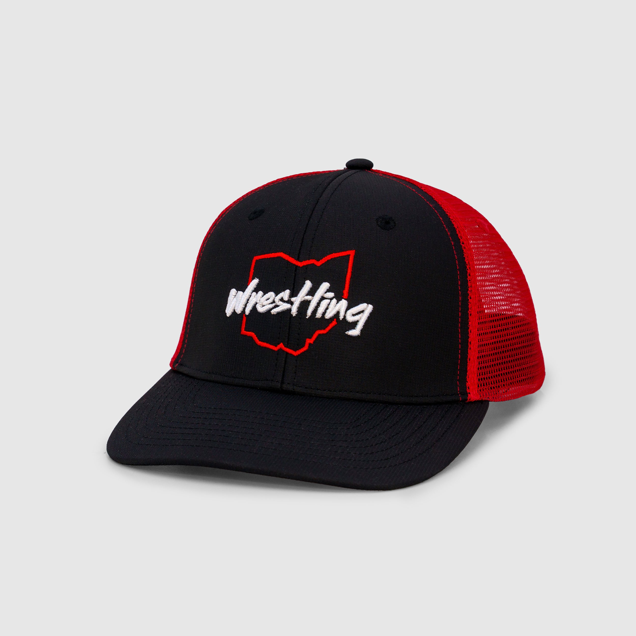 Ohio Wrestling Snapback - Black/Red
