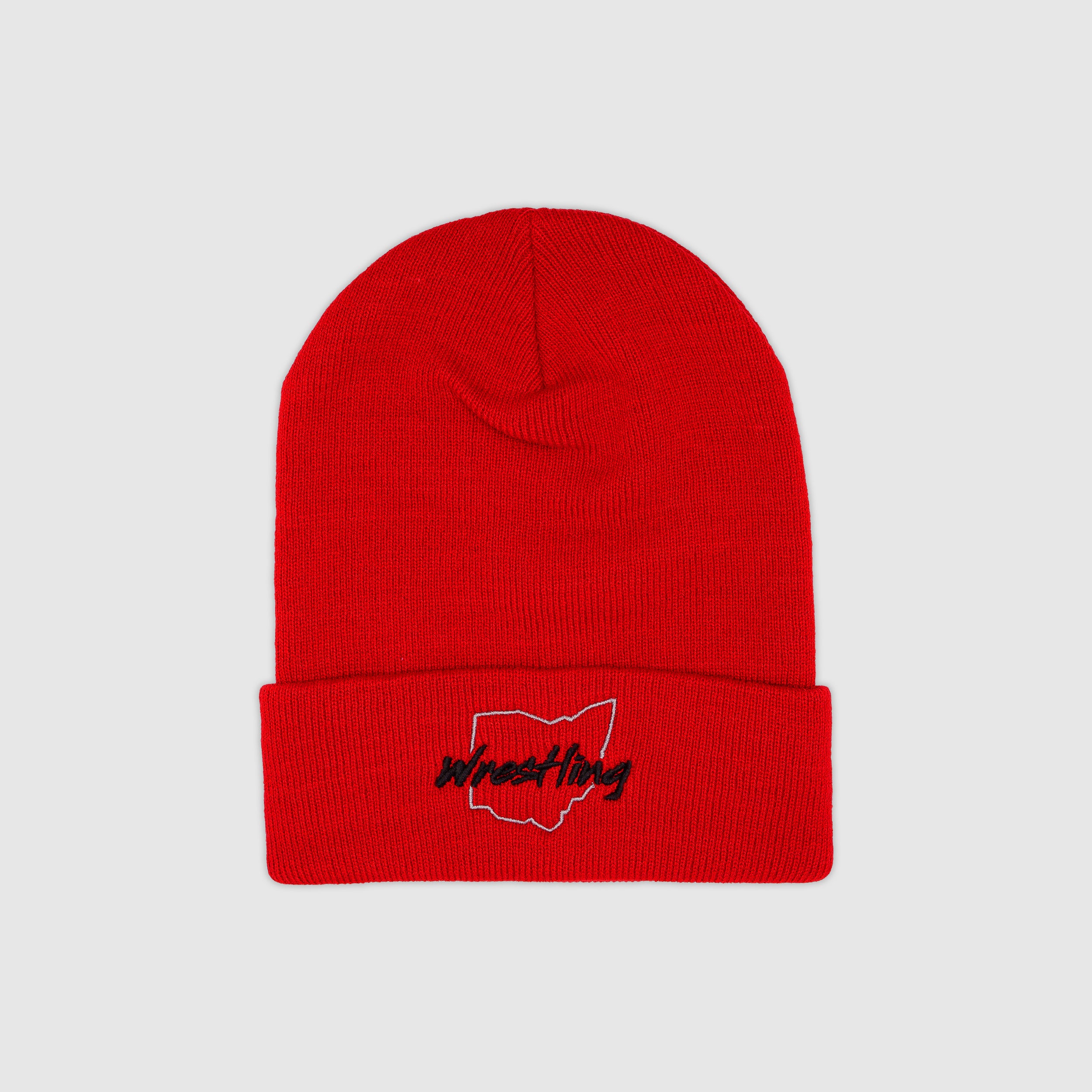 Ohio Wrestling Beanie - Red