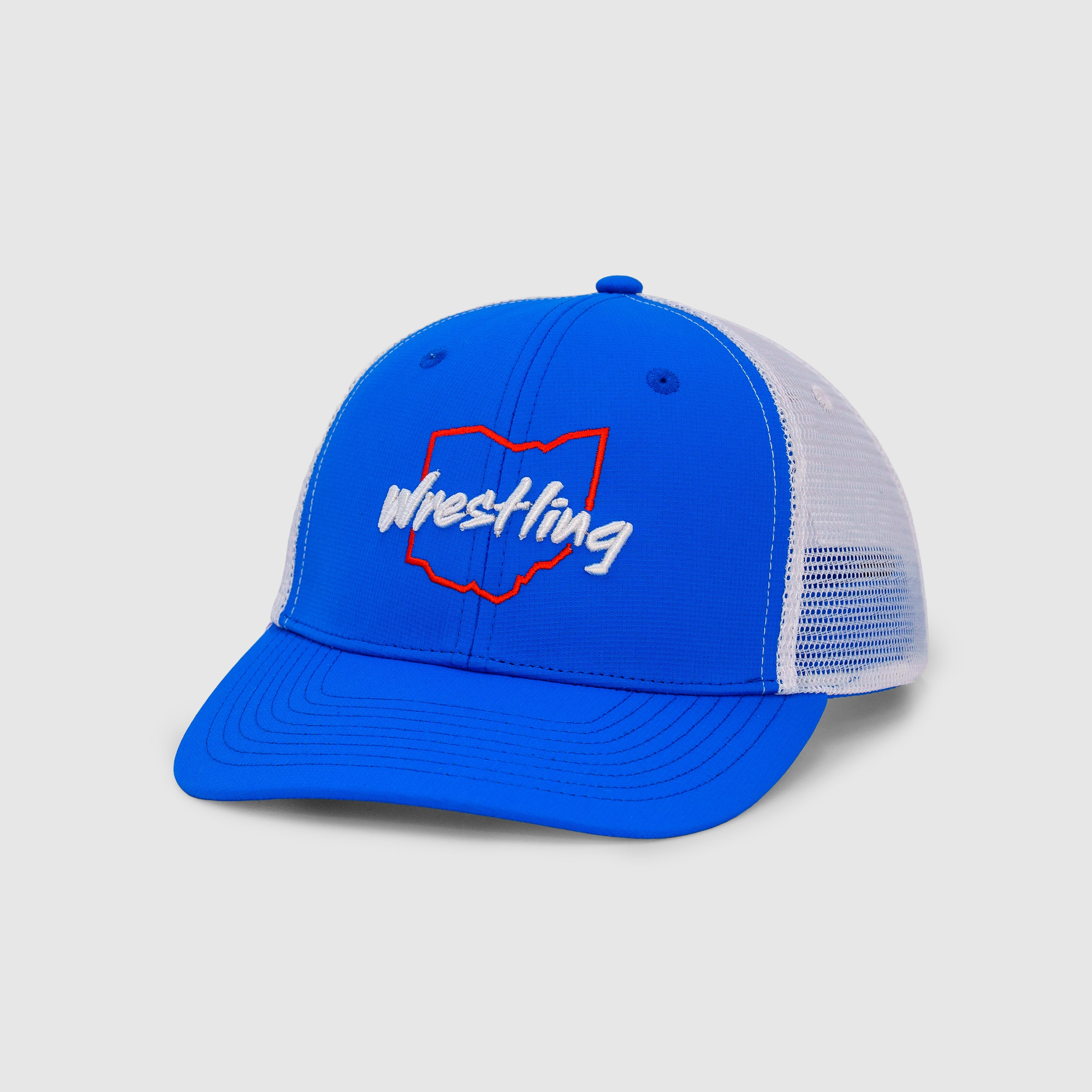 Ohio Wrestling Snapback - Royal/White
