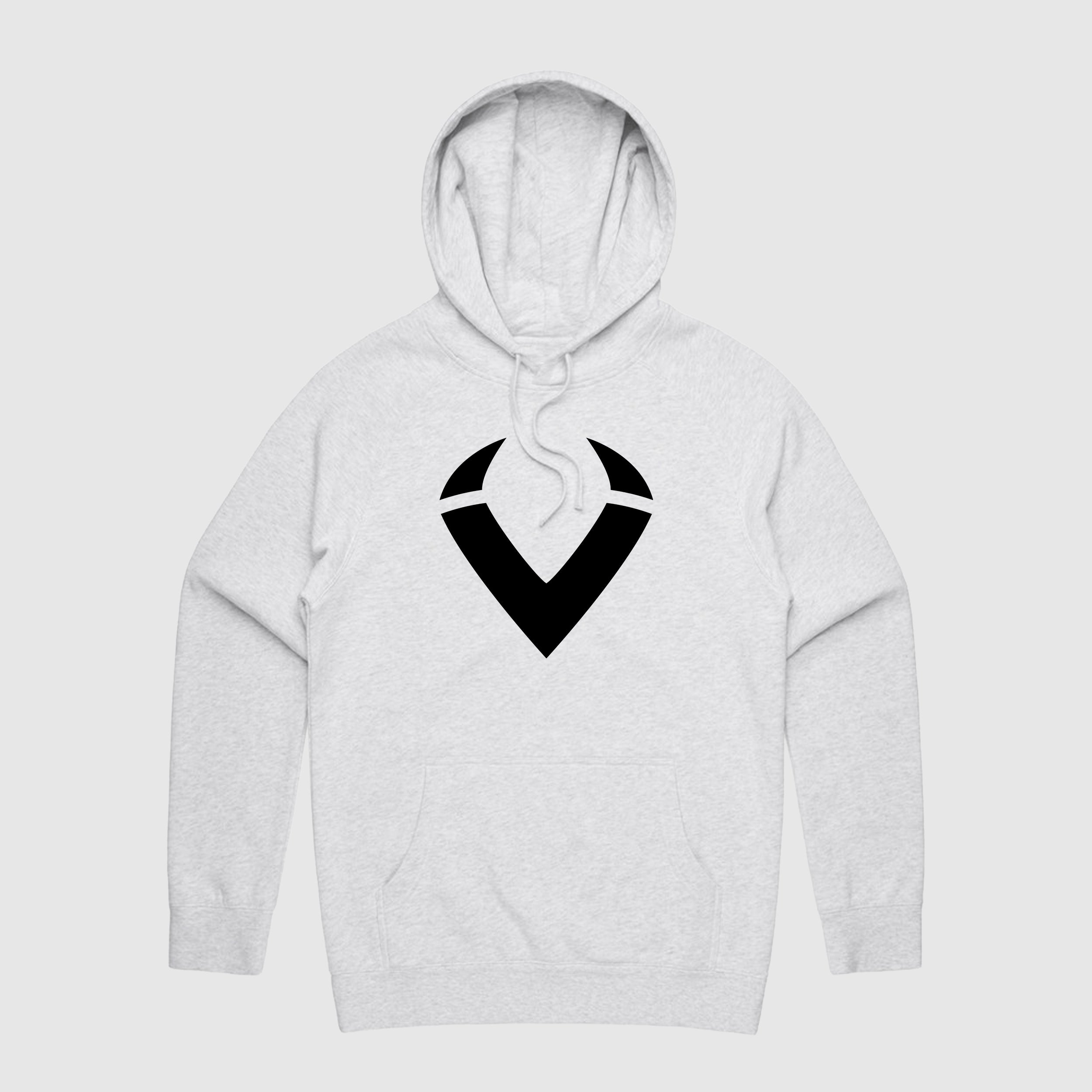 Vantage Power V Hoodie - White Heather