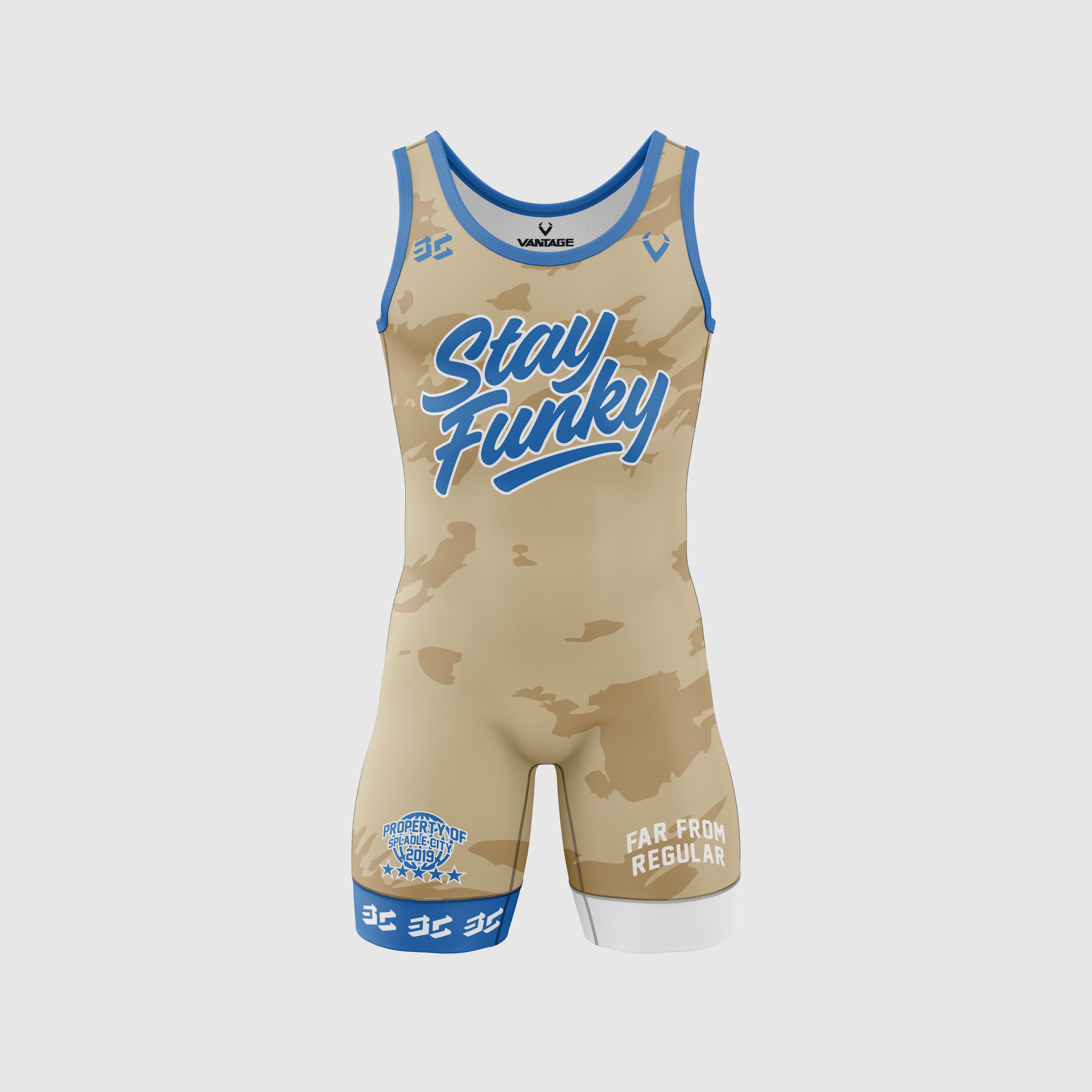 Spladle City "Funk City" Men's Xero Singlet