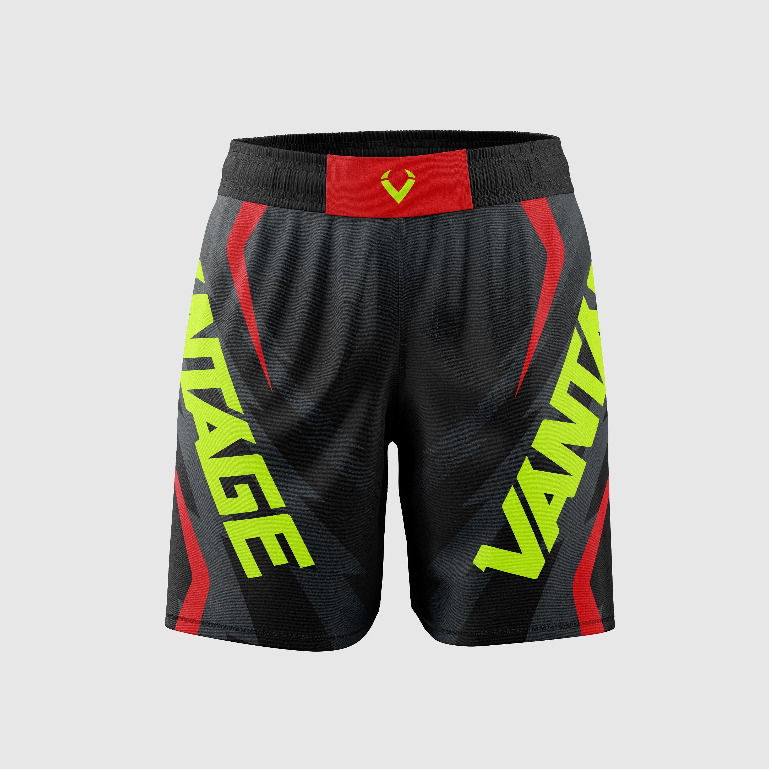 Vantage Surge Drill Short - Black/Red