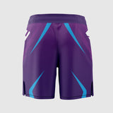 Vantage Surge Drill Short - Purple/Teal