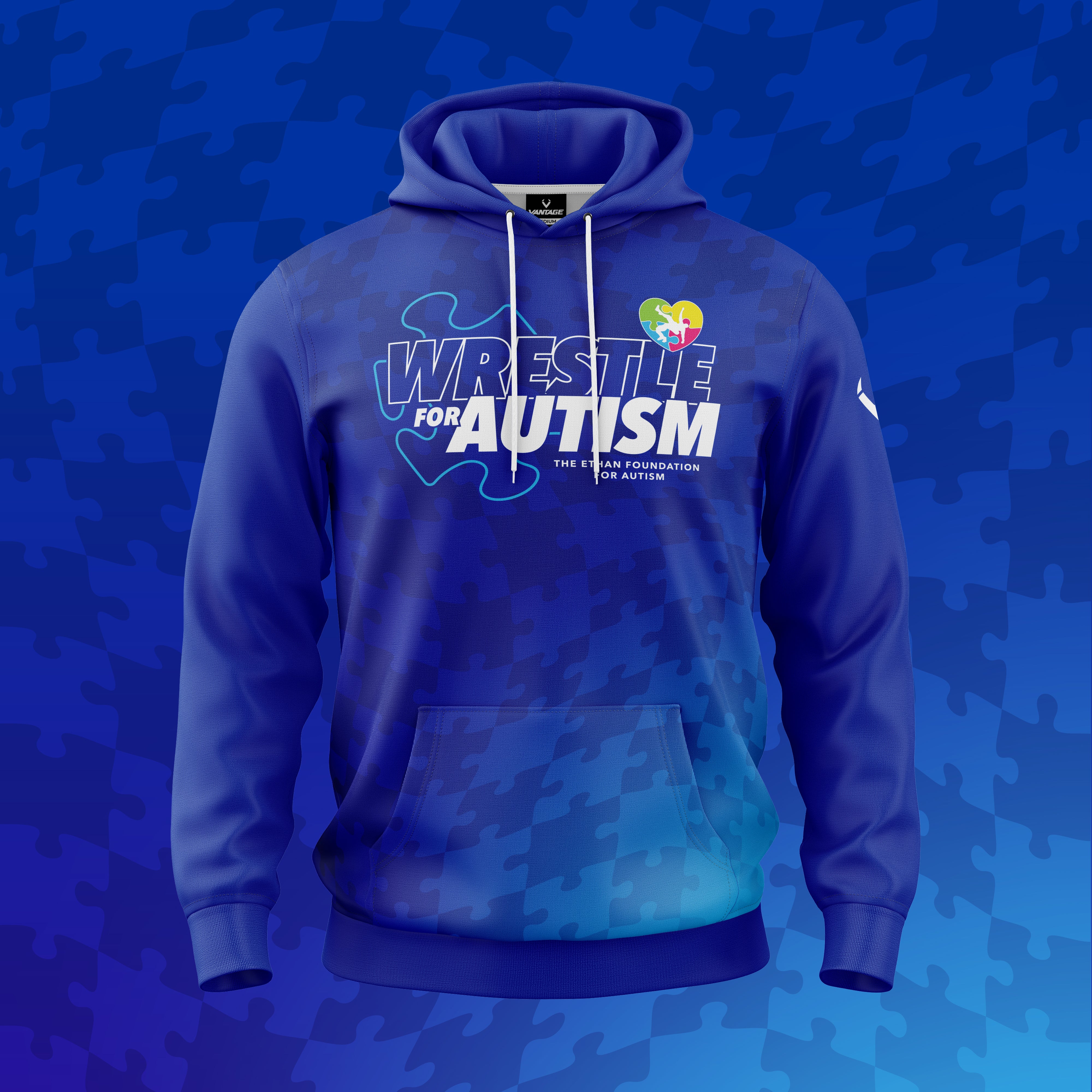 Wrestle for Autism Contender Hoodie