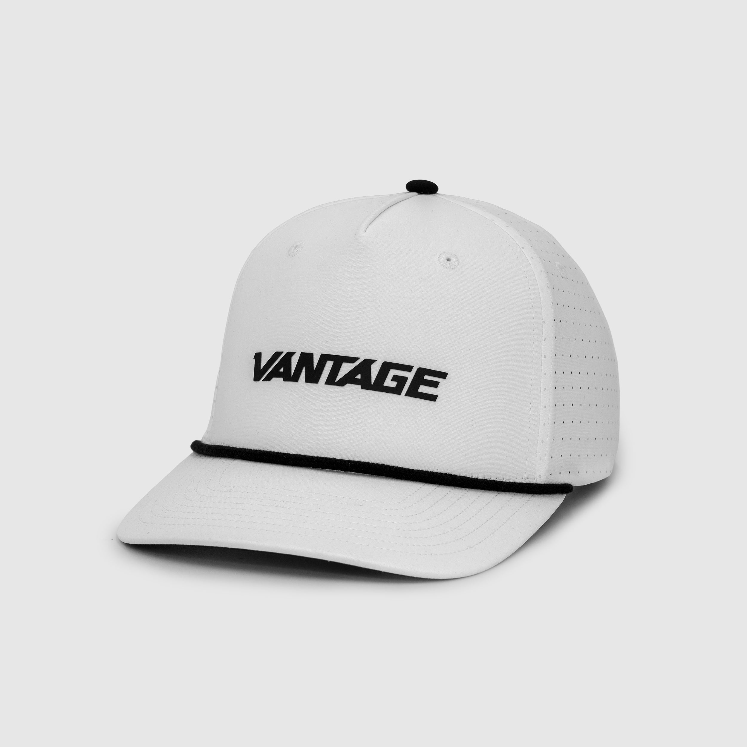 Vantage Wordmark 5 Panel Rope - White